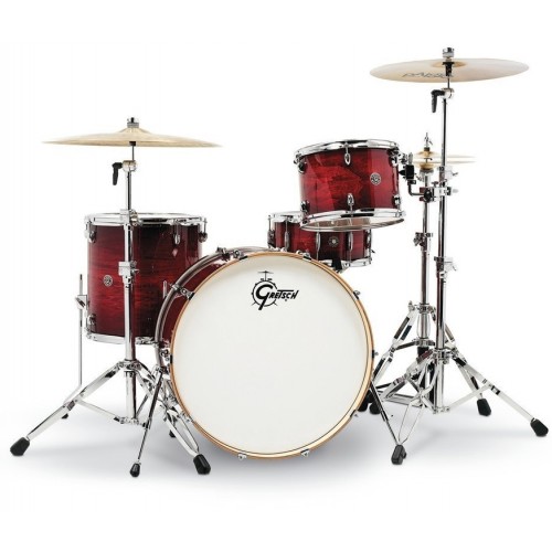 GRETSCH DRUMS CATALINA CLUB KIT 24 GLOSS CRIMSON BURST