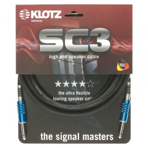 KLOTZ SC3PP01SW CABLE HP JACK / JACK - 1M