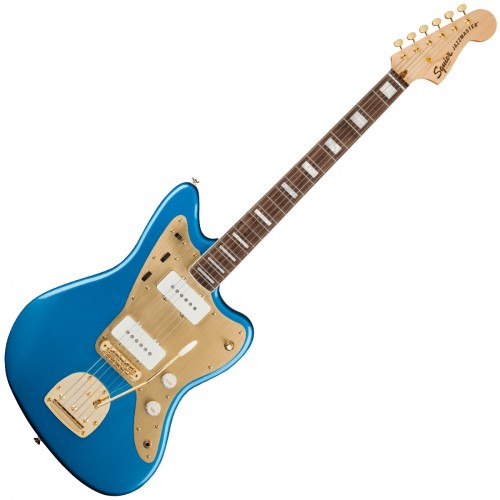 SQUIER 40TH ANNIVERSARY JAZZMASTER GOLD EDITION LAKE PLACID BLUE