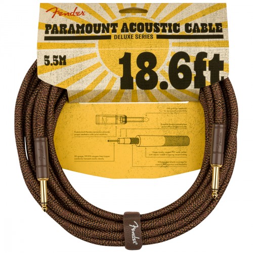 FENDER CABLE PARAMOUNT BROWN 5.5M