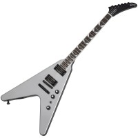 GIBSON DAVE MUSTAINE FLYING V EXP SILVER METALLIC