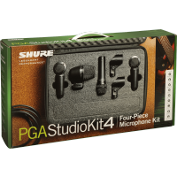 SHURE PGASTUDIOKIT4 MALETTE 4 MICROS