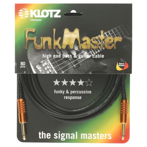 KLOTZ TM-0300 CABLE FUNKMASTER BASSE JACK/JACK - 3M