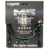 KLOTZ M5FM01 CABLE XLR/XLR CBLE MICROPHONE HAUT DE GAMME - 1M