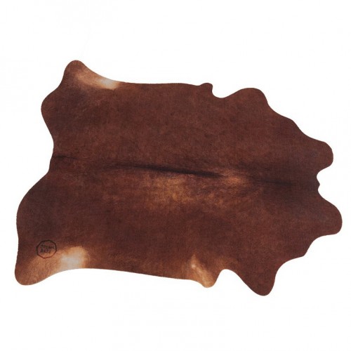 DRUM N BASE TAPIS VEGAN BETSY 1.85 X 1.60M ANTIDÉRAPANT BROWN