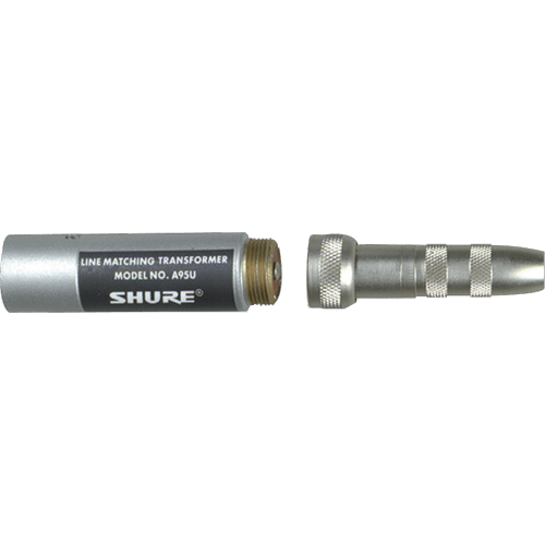 SHURE A95U - ADAPTATEUR IMPÉDANCE XLR M./JACK F