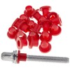 Photo DANMAR PERCUSSION TRW100R - RONDELLES NYLON POUR TIRANTS - ROUGE (X100)