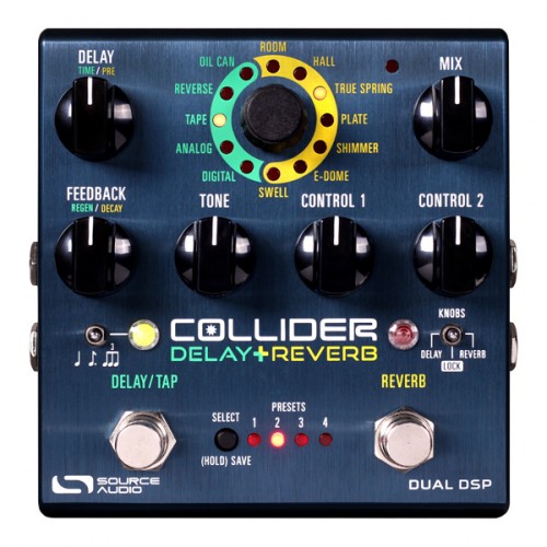 SOURCE AUDIO COLLIDER DELAY+REVERB SA263