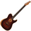 Photo Fender American Acoustasonic Telecaster All-Mahogany Bourbon Burst