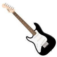 SQUIER MINI STRATOCASTER BLACK GAUCHER