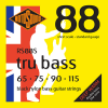 Photo ROTOSOUND RS88S TRU BASS 88 RS88S BLACK NYLON FLATWOUND SHORT 65/115