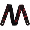 Photo JACKSON SANGLE SPLATTER BLACK AND RED 2"