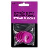 Photo Ernie Ball Strap Blocks 4 Pices Violet