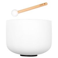 Sela 10 Crystal Frosted Singing Bowl 440Hz G