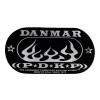 Photo Danmar Percussion 210DKF Patch Double Pdale GC Flamme