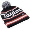 Photo TAYLOR BONNET POM POM BEANIE LOGO