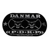 Photo DANMAR PERCUSSION 210DKF PATCH DOUBLE PEDALE GC SKULL