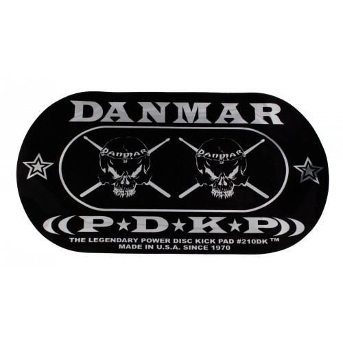 DANMAR PERCUSSION 210DKF PATCH DOUBLE PEDALE GC SKULL