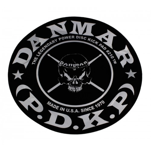 DANMAR PERCUSSION 210SK PATCH GROSSE CAISSE SKULL