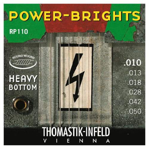 THOMASTIK RP110 POWER BRIGHTS HEAVY BOTTOM 10-50