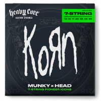 DUNLOP ELECTRIC HEAVY CORE KORN 7 STRING 10-65