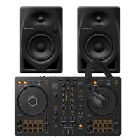 Pioneer DJ Bundle DDJ-FLX4 + DM-40D + Hdj Cue1