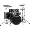 Photo YAMAHA STAGE CUSTOM BIRCH FUSION 20" 5 FUTS RAVEN BLACK + PACK HW780