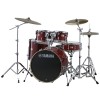 Photo YAMAHA STAGE CUSTOM BIRCH FUSION 20" 5 FUTS CRANBERRY RED