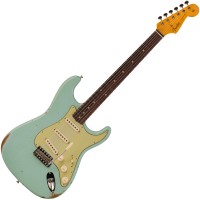 FENDER CUSTOM SHOP LATE 1962 STRATOCASTER RELIC FADE AGED DAPHNE BLUE