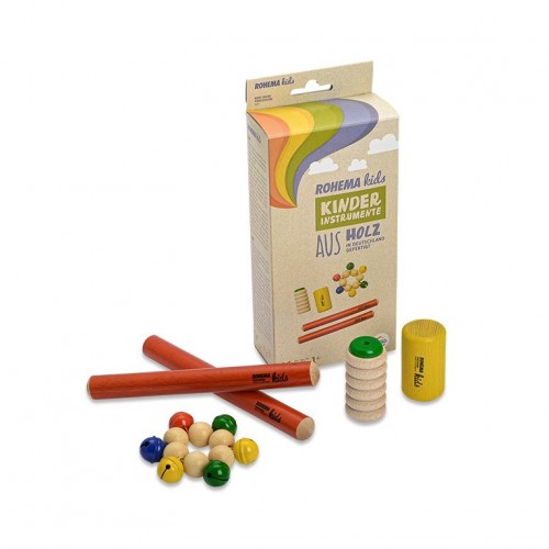 ROHEMA SET DE PERCUSSIONS COLORÉES POUR ENFANTS