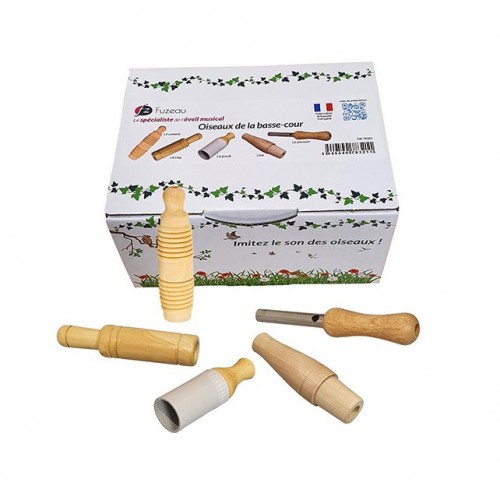 FUZEAU COFFRET APPEAUX OISEAUX DE LA BASSE COUR