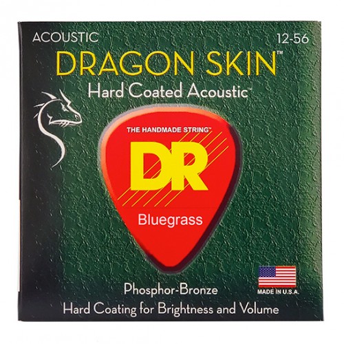 DR STRINGS DRAGON SKIN ACOUSTIC BLUEGRASS 12-56