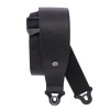 Photo D'ADDARIO 30BAL00 COMFORT LEATHER AUTO LOCK GUITAR STRAP 3" BLACK