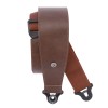 Photo D'ADDARIO 30BAL02 COMFORT LEATHER AUTO LOCK GUITAR STRAP 3" BROWN