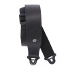 Photo D'Addario 25BAL00 Comfort Leather Auto Lock Guitar Strap 2.5" Black