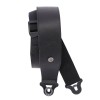 Photo D'ADDARIO 25BAL00 COMFORT LEATHER AUTO LOCK GUITAR STRAP 2.5" BLACK