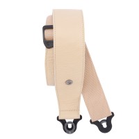 D'ADDARIO COMFORT LEATHER AUTO LOCK GUITAR STRAP 2.5"