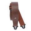 Photo D'ADDARIO 25BAL02 COMFORT LEATHER AUTO LOCK GUITAR STRAP 2.5" BROWN