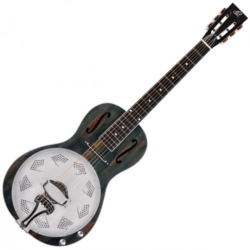 ORTEGA AMERICANA SERIES RESONATOR RRG30E DISTRESSED SATIN DENIM