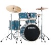 Photo TAMA IP50H6W-HLB - KIT IMPERIALSTAR 5 FTS HAIRLINE BLUE