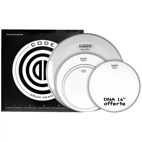 CODE DRUMHEADS SIGNAL COATED FULL PACK FUSION