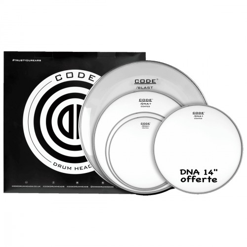CODE DRUMHEADS DNA COATED FULL PACK STANDARD