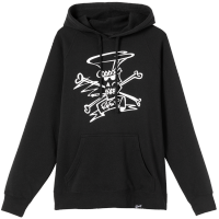 GIBSON SLASH 'SKULLY' PULLOVER HOODIE LARGE