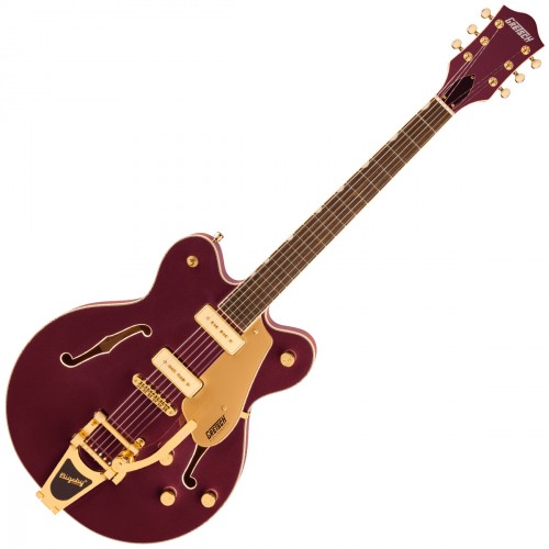 GRETSCH GUITARS ELECTROMATIC PRISTINE CENTER BLOCK DOUBLE-CUT DARK CHERRY