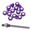 Photo Danmar Percussion TRM100P - Rondelles Nylon pour Tirants - Violet (X100)