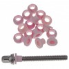 Photo DANMAR PERCUSSION TRW100PK - RONDELLES NYLON POUR TIRANTS - ROSE (X100)