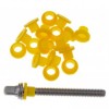 Photo DANMAR PERCUSSION TRW50Y - RONDELLES NYLON POUR TIRANTS - JAUNE (X50)