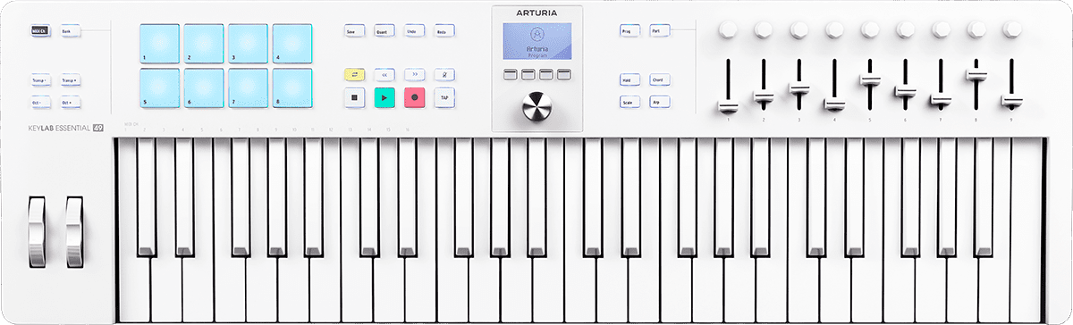 【美品】KeyLab Essential 49 MK3 Alpine White Arturia KeyLab Essential 49 mk3 (Alpine White) - Perfect Circuit