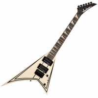 Jackson JS Series RR Minion JS1XM Snow White W/ Black Pin Stripes