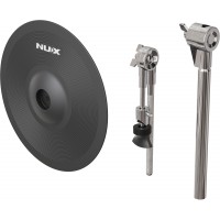 Nux Pack D'extension Cymbale 12" + Perchette + Clamp pour DM-8/DM7-X
